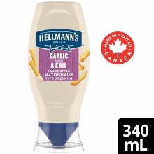 Hellmann's Garlic Aioli Squeeze Bottle - 12 x 340ml (00378)