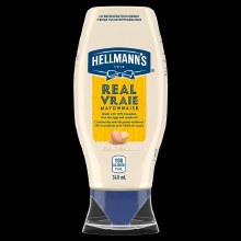 Hellmann's Real Mayo Squeeze Bottle - 12 x 340ml (00374)