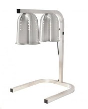 Heat Lamp (FWâ€CNâ€0533) , 2â€bulb ventilated aluminum reflectors (21637)