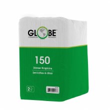 Globe Dinner Napkin 2ply - 150/PKG (20) (00476)