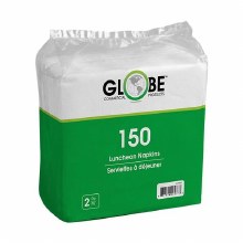 Globe Luncheon Napkin 1/4 Fold (12"x 12") - 150/PKG (12) (00477)