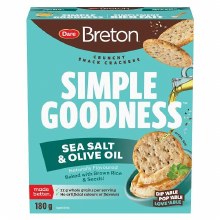 Dare Breton Simple Goodnes Sea Salt & Olive Oil - 180g (12) (63945)