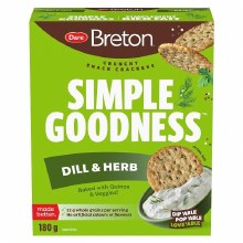Dare Breton Simple Goodnes Dill & Herb- 180g (12) (63955)