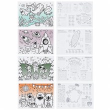 Lapaco Kids Combo Color Me (Placemat & 3/pkg Crayons) - 200/CASE (309-802)