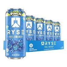 RYSE Energy Sour Punch Blue Raspberry 473ml - 12/CASE