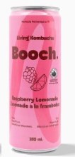 Booch. Kombucha RASPBERRY LEMONADE 355ml Can - 12/CASE (75340)