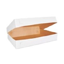 Vicbay White Cake Box - 17" x 13" x 5" - 50/CASE