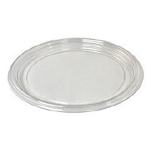Vicbay Plastic Round Catering Tray Clear 12" - 36/CASE