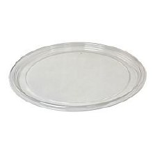 Vicbay Plastic Round Catering Tray Clear 18" - 36/CASE