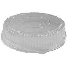 Vicbay Plastic High Dome Lid For Catering Tray Clear 16" - 36/CASE