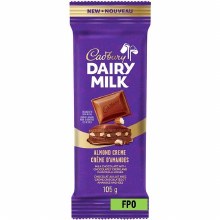 Mondelez Cadbury Dairy Milk Almond Creme 105g - 12/BOX (6)
