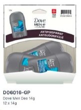 Gravity Pack - Dove Men+Care Antiperspirant - 14g - 12/BOX (06016)