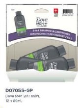 Gravity Pack - Dove Men+Care 2 in 1 Formula - 89mL - 12/BOX (07055)