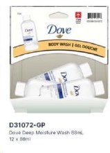 Gravity Pack - Dove Deep Moisture Body Wash - 88mL - 12/BOX (06010)