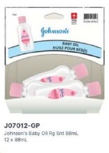 Gravity Pack - Johnson's Baby Oil Regular Scent - 88mL - 12/BOX (07012)