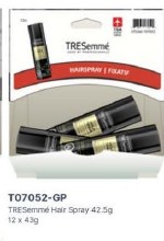 Gravity Pack - TRESemmÃ© Tres Two Hairspray - 43g - 12/BOX (07052)