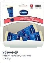 Gravity Pack - Vaseline Petroleum Jelly Tube - 50g - 12/BOX (08001)
