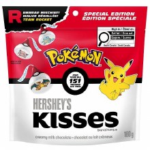 Hershey Kisses Milk Chocolate Pokemon Peg - 180g (21)