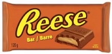 Hershey Reese Peanut Butter Family Bar 120g - 12/BOX