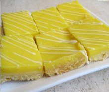 Dufflet Pastries Lemon Shortbread Bar (2" x 12 x 16") - 2 x 2.7KG