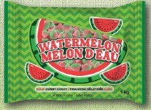 Gummy Zone Sour Watermelon Slices - 1kg (12) (49702)