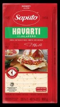 Saputo Jalapeno Havarti Lactose Free Cheese Slices - 12 x 160g (1982)