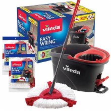 Vileda EasyWring Spin Mop & Bucket (with 3 mop heads) - SOLD BY CASE - (31012) (1898219)