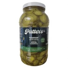 Putter's Kosher Dill Pickles Hamburger Sliced - 4L (2) (20018)