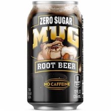 CAN - Mug Root Beer ZERO - 12 x 355mL - SOLD BY CASE - (1) (16363) (PEPSI)
