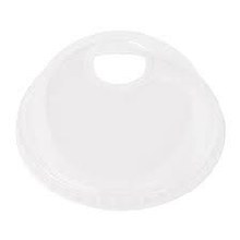 Hy Pax Dome Lid w/ Hole - For 32oz Cold Cup - 50/SLV - SOLD BY SLV - (20) (Reveal)