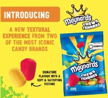 Mondelez Maynards Chews Peg Bag - 100g (12) (01943)