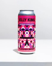 Bellwoods Brewery N/A Jelly King Dry Hopped Sour w/ Raspberry & Blackberry - 473mL x 24/CS - SOLD BY CASE (27357)