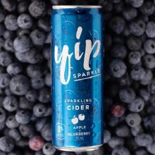 YIP N/A Sparkle Blueberry Cider - 355mL x 24/CS - SOLD BY CASE (15813)