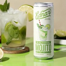 Edna's Non-Alcohol MOJITO Cocktail - 355mL x 4/PKG - SOLD BY PKG (6) (81995)
