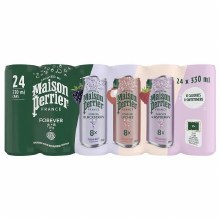 CAN - Maison Perrier Forever Sparkling Water - Berry Variety - 330mL x 24/CS - SOLD BY CASE (XXXXX)