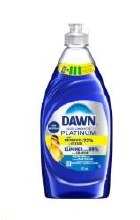 Dawn Ultra Platinum Fresh Rain Scent Dishwashing Liquid 431mL (10) (00610)