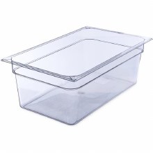 Carlisle Clear Plastic Insert, Cold Food Pan, 8" Deep, Full Size (84474)