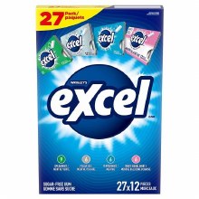 Excel Gum, Variety Pack, 27 Ã— 12ct - SOLD BY PKG (46846)