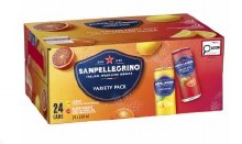 CAN - SANPELLEGRINO Naturali Italian Sparkling Drinks, Variety Pack - 330mL x 24/CS - SOLD BY CASE (XXXXX)