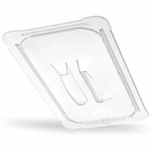 StorPlus Polycarbonate Handled Universal Lid 1/2 Size - Clear - 1/EACH (10230U07) (80749)