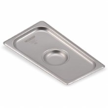 DuraPan Stainless Steel Steam Table Hotel Pan Handled Cover 1/3 Size - 1/EACH (607130C) (65379)