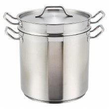 Winco Stainless Steel Double Boiler 20qt - 1/EACH (SSDB-20)