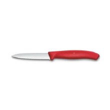 Victorinox 3.25" Serrated Red Handle Paring Knife - 1/EACH (6.7631.C1)