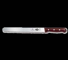 Victorinox 10" Wooden Handle Serrated Slicing Knife - 1/EACH (5.4230.25)