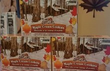 BriggsMaples Maple Creme Cookies, 325g - SOLD BY EACH (24) (00725)