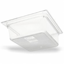 Carlisle Insert Pan 1/2 Size 4" Clear Polycarbonate - EACH (10221B07)