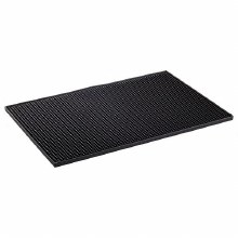 Tablecraft Black Rubber Bar Mat - EACH (12)