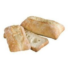 Bridor Sliced Ciabatta Bread 3" x 6" - 48 x 100g (52687)