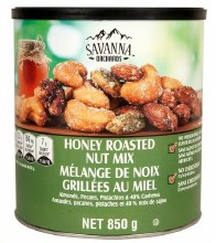 Savanna Orchards Honey Roasted Nut Mix, 850 g (48126)