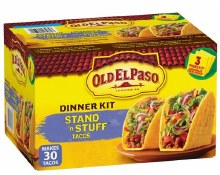 Old El Paso Stand 'N Stuff Taco Dinner Kit, 3-pack (13962)